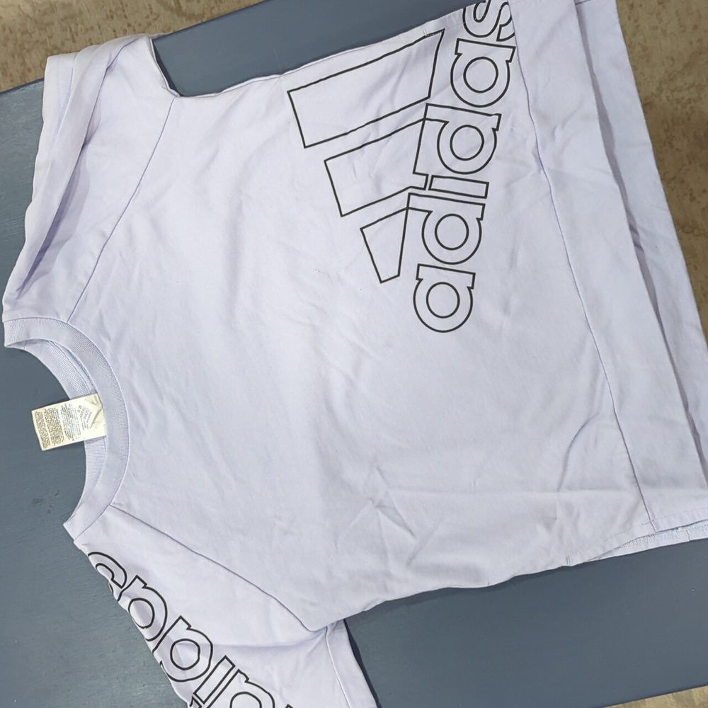 Adidas lavender long sleeve shirt